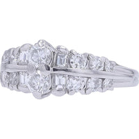 Platinum 1.02 Carat Diamond Ring - Round Diamond Band