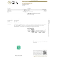 Platinum 1.14 Carat Colombian Emerald Ring with Diamond Accents - GIA Certified