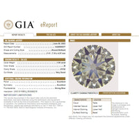 Platinum 1.50 CTR Round Diamond Engagement Ring with Baguette and Halo Diamonds - 3.37 Carat Total Diamond Weight