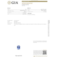 Platinum 2.22 Carat Sri Lanka No Heat Sapphire Ring with 1.25 Carat Pavé Diamonds - Platinum 900