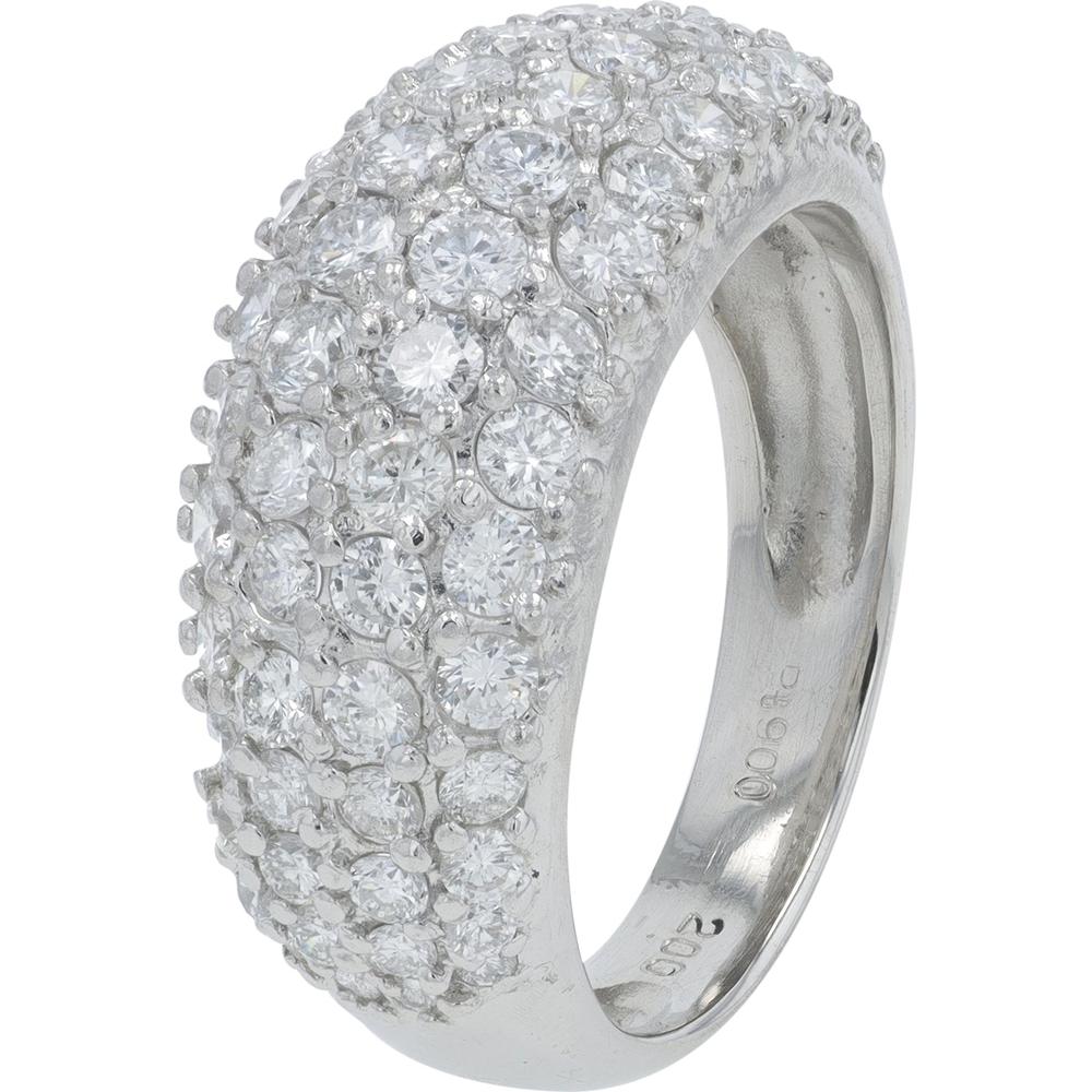 Platinum 2 Carat Diamond Band with Brilliant Round Diamonds - 2.00 Carat Total Diamond Weight
