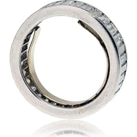 Platinum 3.00 Carats Baguette Diamond Eternity Ring with Channel Setting - Vintage 1960s Design