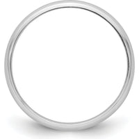 Platinum 3mm Half Round Wedding Band - Featherweight Design for Ultimate Comfort by Luciano & Cie