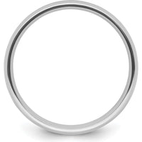 Platinum 5mm Lightweight Comfort-Fit Wedding Band Size 10 - Polished Finish by Luciano & Cie