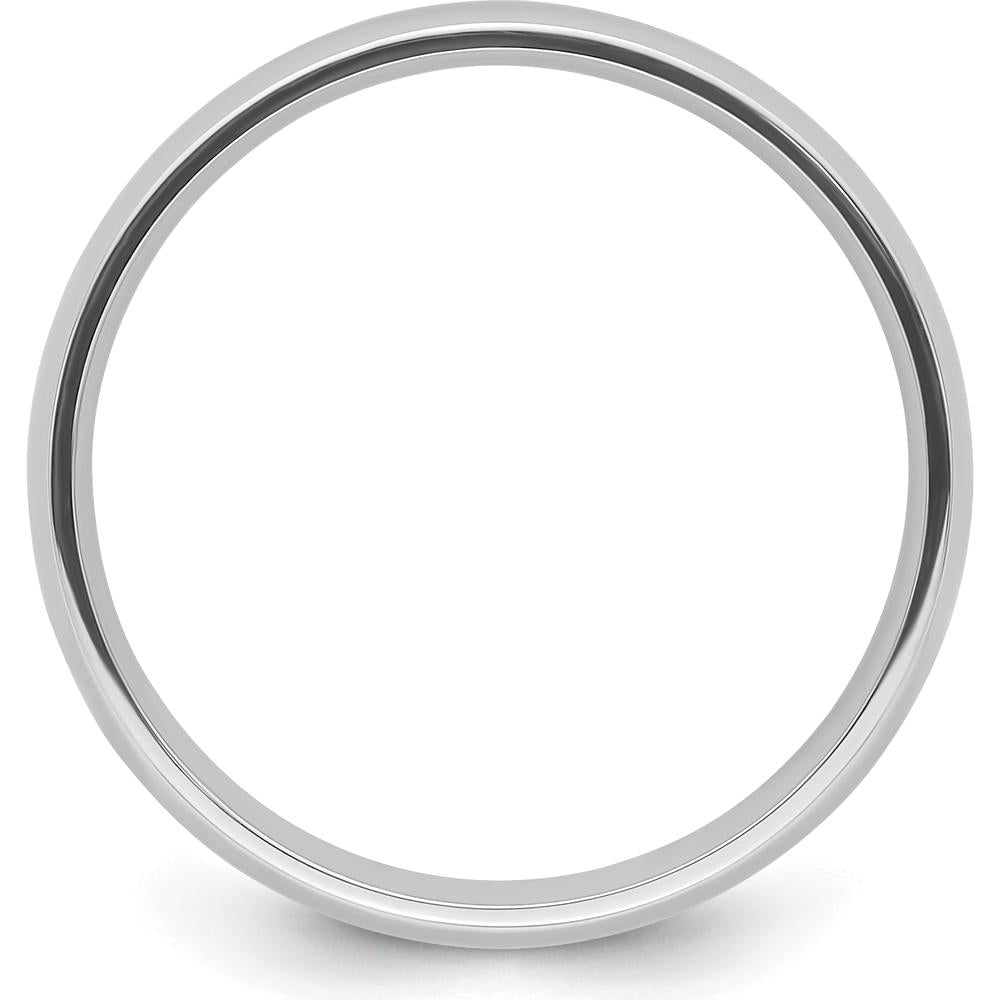 Platinum 5mm Lightweight Comfort-Fit Wedding Band Size 10 - Polished Finish by Luciano & Cie