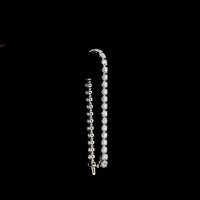 Platinum 7.5" Tennis Bracelet with 34 Prong-Set Round Lab Diamonds - 17.73 Carat Total Weight, E-F Color VS Clarity - Covaloro Fine Jewelry