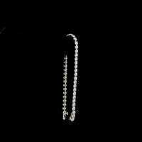 Platinum 7.5" Tennis Bracelet with 45 Prong Set Round Brilliant Cut Lab Diamonds - 9.25 Carat Total Diamond Weight - Covaloro Fine Jewelry