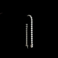 Platinum 7-Inch Tennis Bracelet with 32 Round Brilliant Cut Lab Grown Diamonds - 16.36 Carat Total Weight, E-F Color, VS Clarity - Covaloro Fine Jewelry