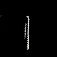 Platinum 8" Tennis Bracelet with 33 Prong Set Round Brilliant Cut Lab Diamonds - 17.09 Carat Total Weight - Covaloro Fine Jewelry