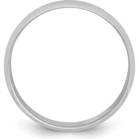 Platinum 8mm Half Round Featherweight Wedding Band - Lightweight 950 Platinum by Luciano & Cie