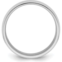 Platinum 8mm Lightweight Comfort-Fit Wedding Band - Size 8.5 by Luciano & Cie