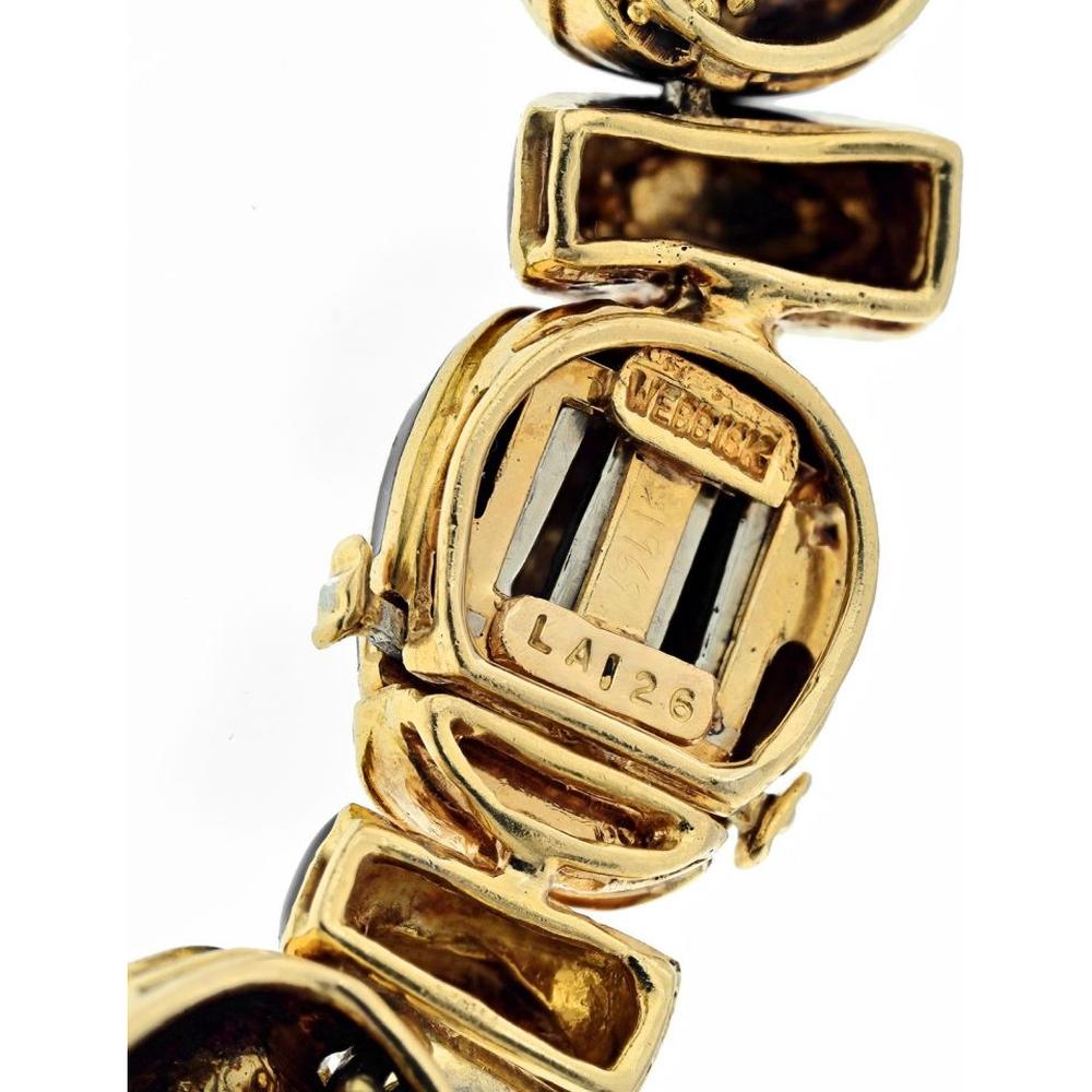 Platinum & 18K Yellow Gold Necklace with 16 Carat Diamond, Black Onyx, and Enamel Accents - David Webb