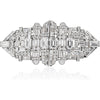 Platinum Deco Diamond Vintage Brooch - Timeless Elegance