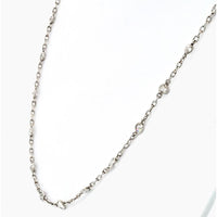 Platinum Diamond Necklace with 2.85 Carats Total Diamond Weight - 20 Inches