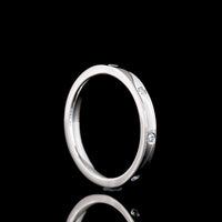 Platinum Eternity Band with 8 Flush Set Round Lab Diamonds - 0.13 Carat Total Diamond Weight - Covaloro Fine Jewelry