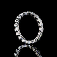 Platinum Eternity Band with Bezel-Set Round Lab Diamonds - 1.16 Carats Total Diamond Weight - Covaloro Fine Jewelry