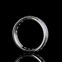 Platinum Eternity Band with Channel Set Round Lab Diamonds - 2.46 Carats Total Diamond Weight - Covaloro Fine Jewelry