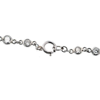 Platinum Necklace with Round Brilliant Cut Diamonds - 7.35 Carats Total Diamond Weight