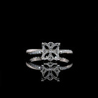 Platinum Solitaire Ring with 2.09 Carat D VVS2 Round Brilliant Lab Diamond and 0.08 Carat Diamond Accent Shank - GIA Certified - Covaloro Fine Jewelry