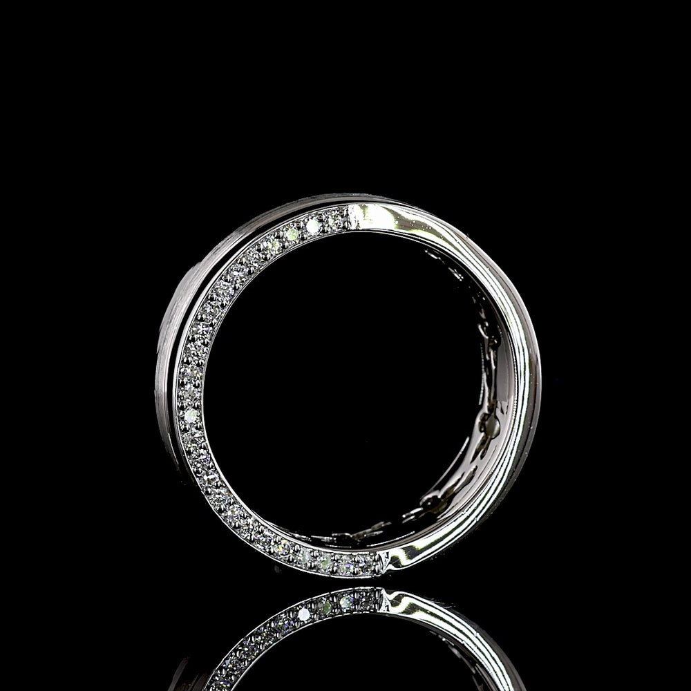 Platinum Special Eternity Band with Prong Set Round Lab Diamonds - 0.13 Carat Total Diamond Weight - Covaloro Fine Jewelry