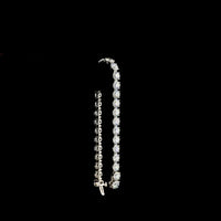 Platinum Tennis Bracelet with 30 Round Brilliant Cut Lab Diamonds E-F VS - 21.99 Carats Total Diamond Weight - Covaloro Fine Jewelry