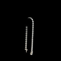 Platinum Tennis Bracelet with 36 Brilliant Cut Round Lab Grown Diamonds - 15.14 Carat Total Weight, F Color VS2 Clarity - Covaloro Fine Jewelry