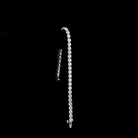 Platinum Tennis Bracelet with 42 Prong-Set Round Lab Grown Diamonds - E-F VS1 Clarity, 7.36 Carat Total Diamond Weight - Covaloro Fine Jewelry