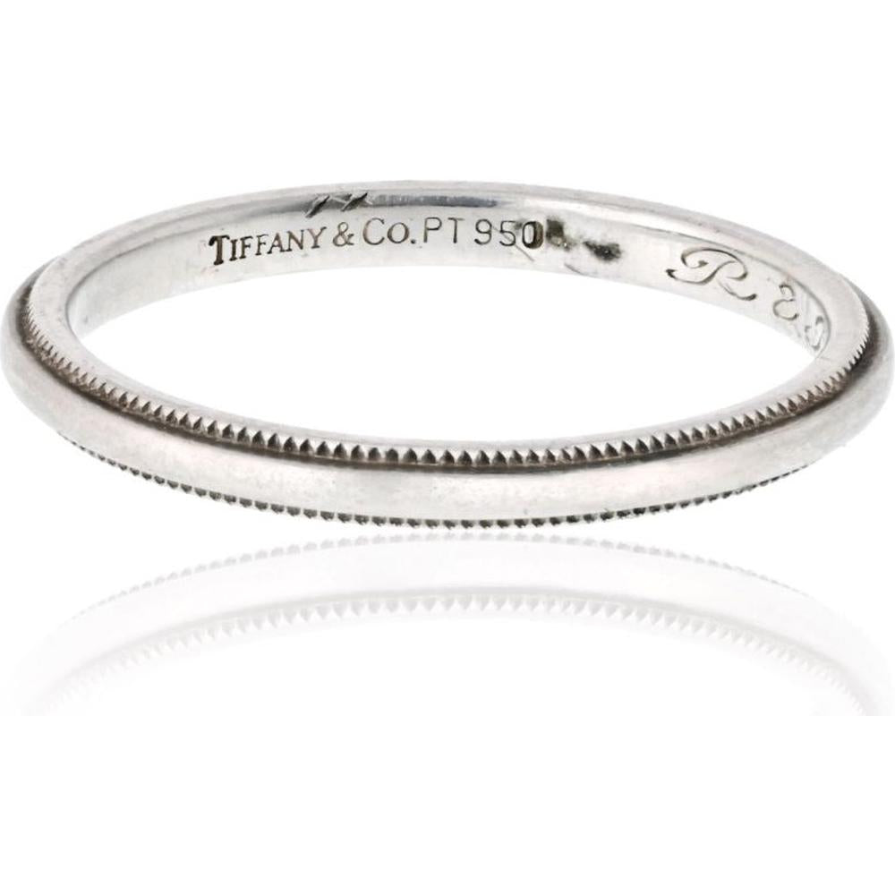 Platinum Tiffany & Co. Wedding Band - 3.6 Grams of Timeless Elegance
