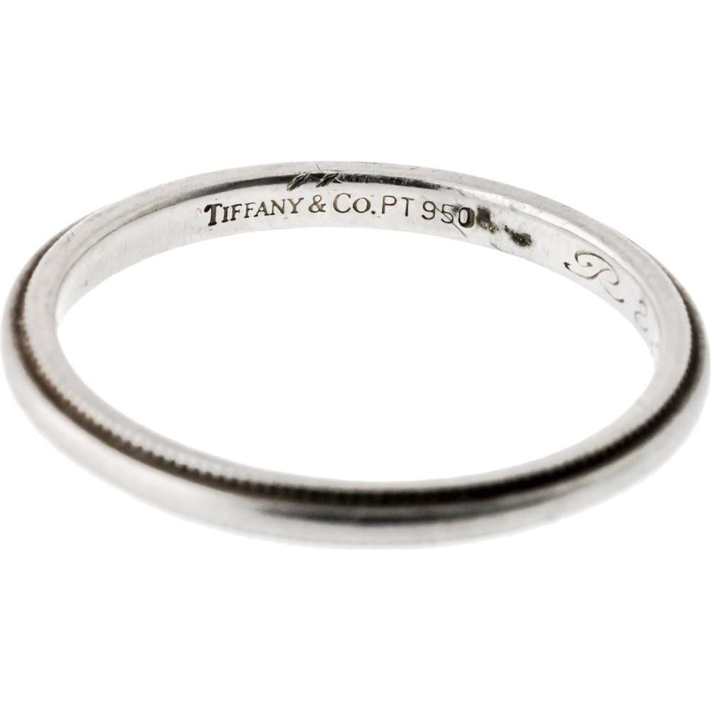 Platinum Tiffany & Co. Wedding Band - 3.6 Grams of Timeless Elegance