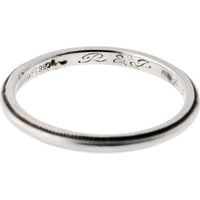 Platinum Tiffany & Co. Wedding Band - 3.6 Grams of Timeless Elegance