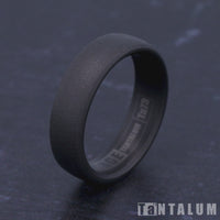 The Marshall Men's Wedding Band in Tantalum - 6.5mm Width by Tantalum