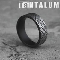 The Ennis Men's Wedding Band in Tantalum - 7mm Width by Tantalum