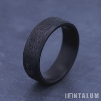 The Katana Men's Wedding Band in Tantalum - 7mm Width by Tantalum
