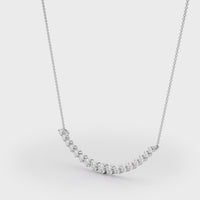 14K White Gold 1.5 Carat Lab Diamond Fashion Pendant by Robinson's Jewelers