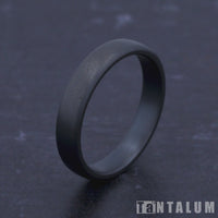 The Baron Men's Wedding Band in Tantalum - 4.5mm Width by Tantalum
