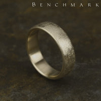 The Nebula Men's Wedding Band in 14K Yellow Gold - 6.5mm Width by Benchmark
