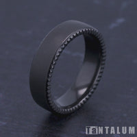 The Sovereign Men's Wedding Band in Tantalum - 6.5mm Width by Tantalum