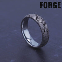 The Parthenon Men's Wedding Band in Tungsten - 6mm Width by Forge