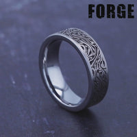 The Imperial Men's Wedding Band in Tungsten - 7mm Width by Forge