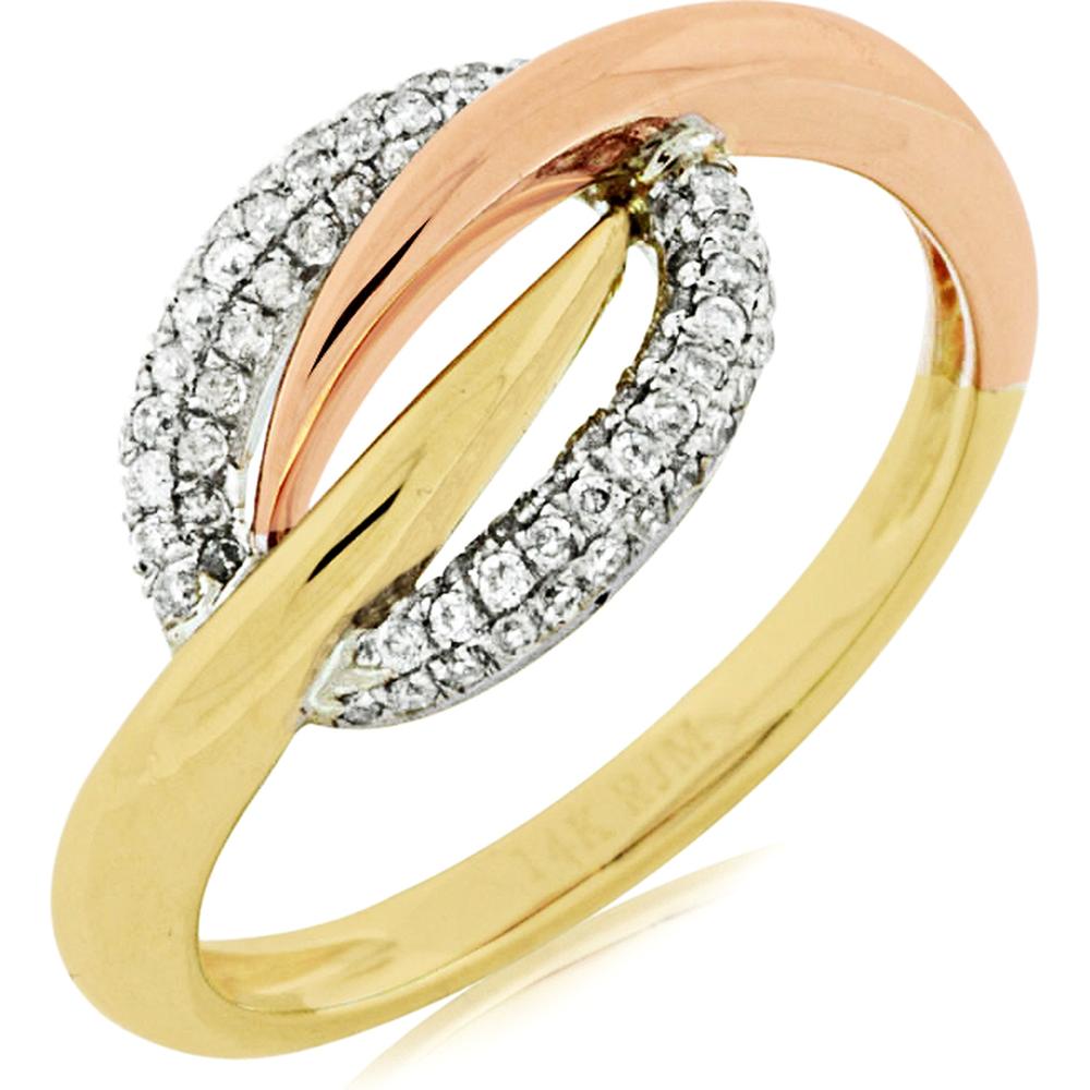 Radiant Royal 14K Yellow Gold Diamond Ring - Timeless Elegance