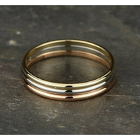 Regular Dome Classic Fit Men's Wedding Band in 14K White Gold - 1.2mm by Benchmark