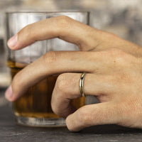 Regular Dome Comfort Fit Men's Wedding Band in 14K Yellow Gold - 3mm Width by Benchmark