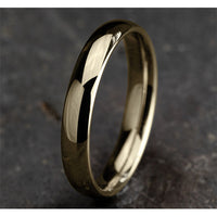 Regular Dome Comfort Fit Men's Wedding Band in 14K Yellow Gold - 4mm Width by Benchmark