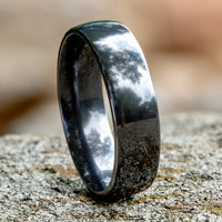 Regular Dome Comfort Fit Men's Wedding Band in Tantalum - 6.5mm by Tantalum