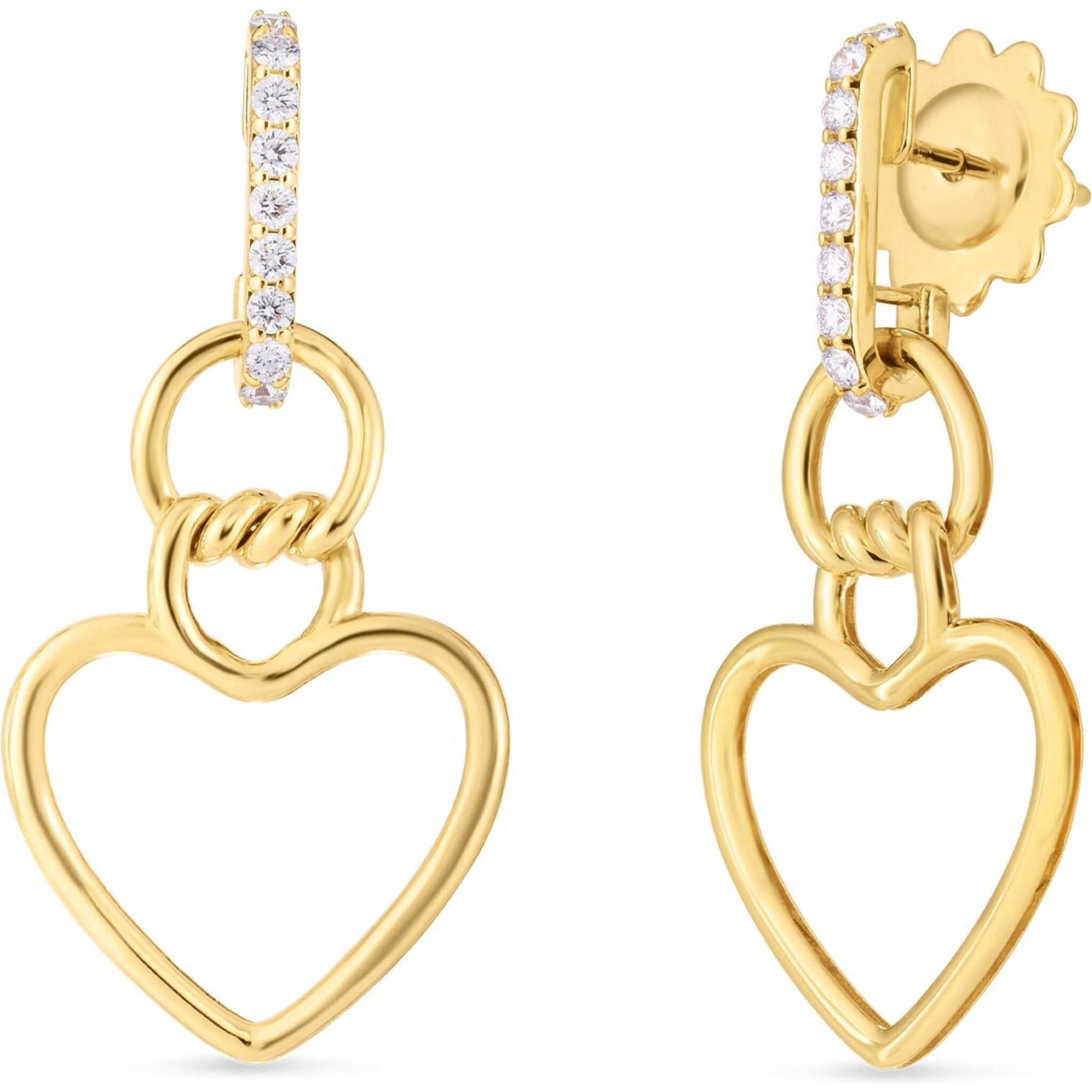 Roberto coin deals heart earrings