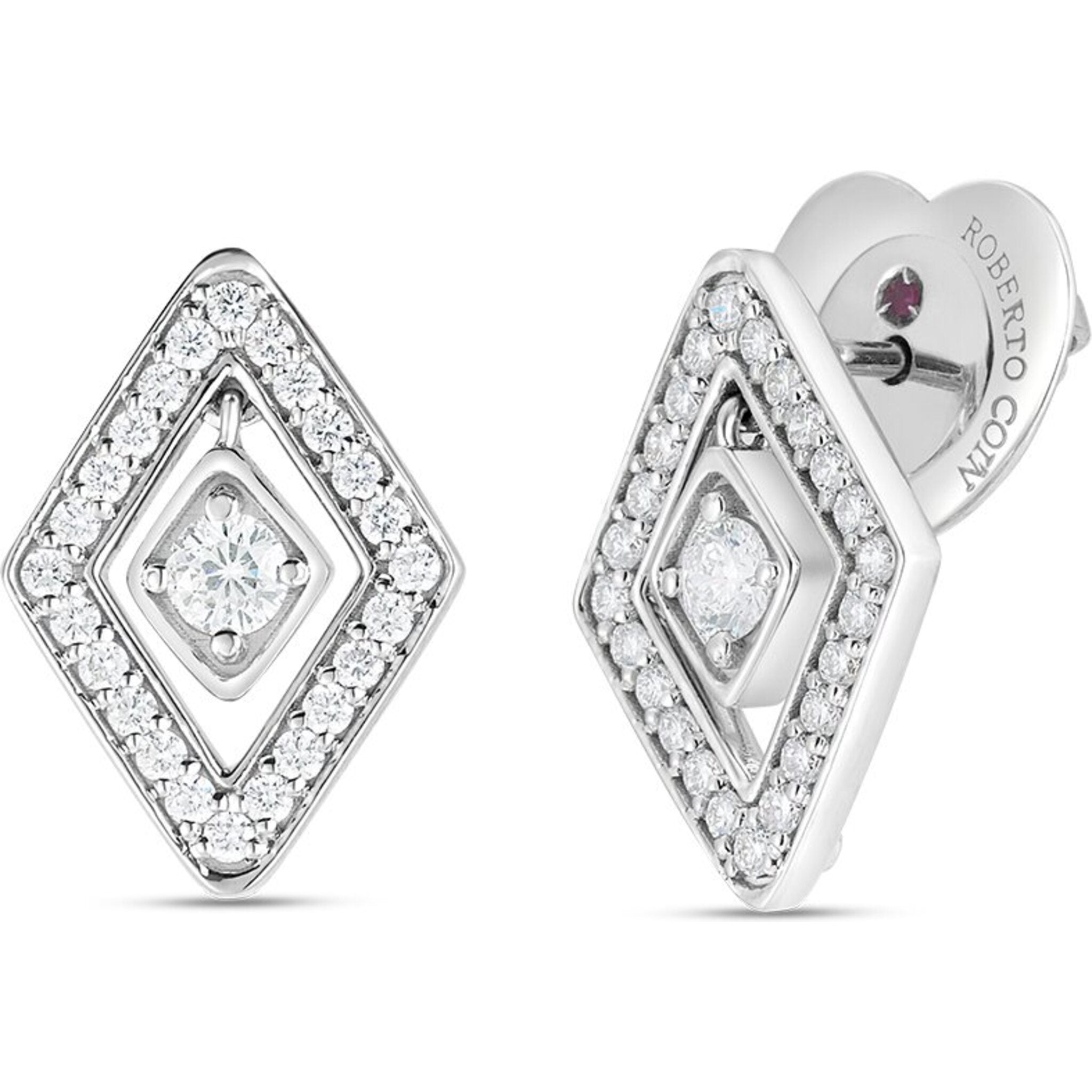 Roberto coin sales diamond earrings