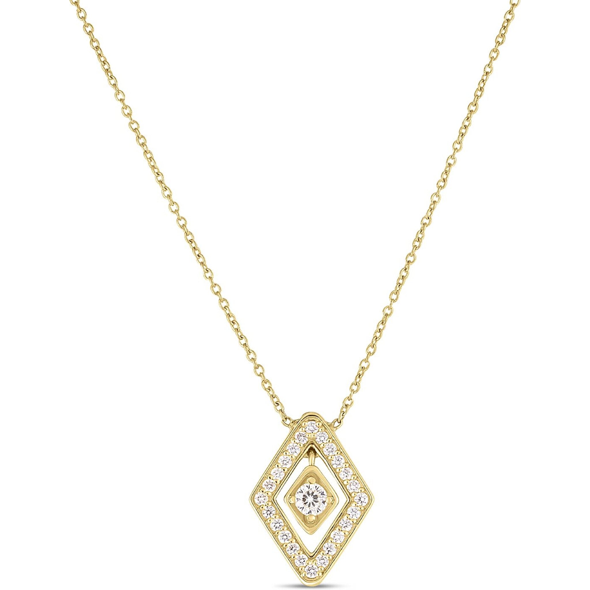 Roberto coin sale solitaire necklace