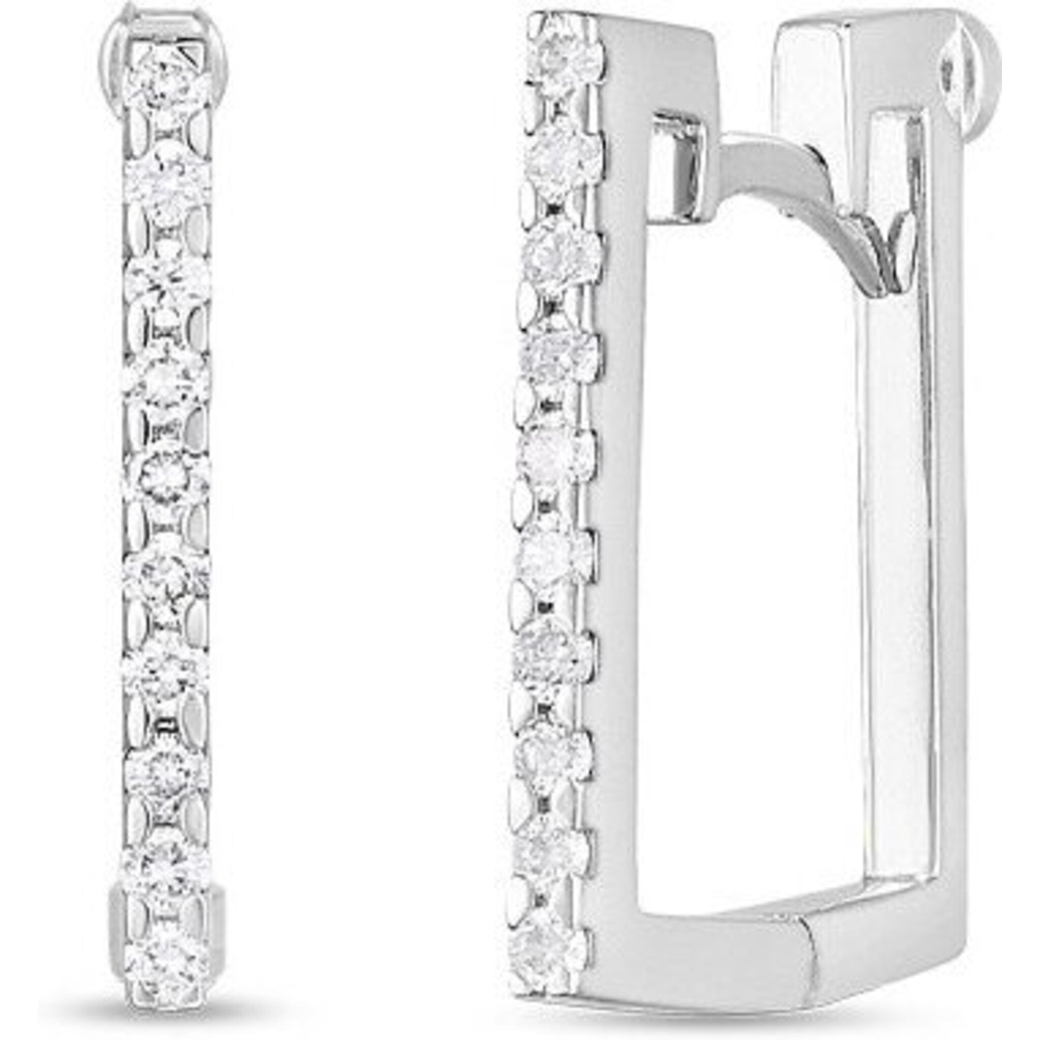 Buy Hoop Earrings Geometric Square Loop Earrings for Women Girls at  Amazon.in