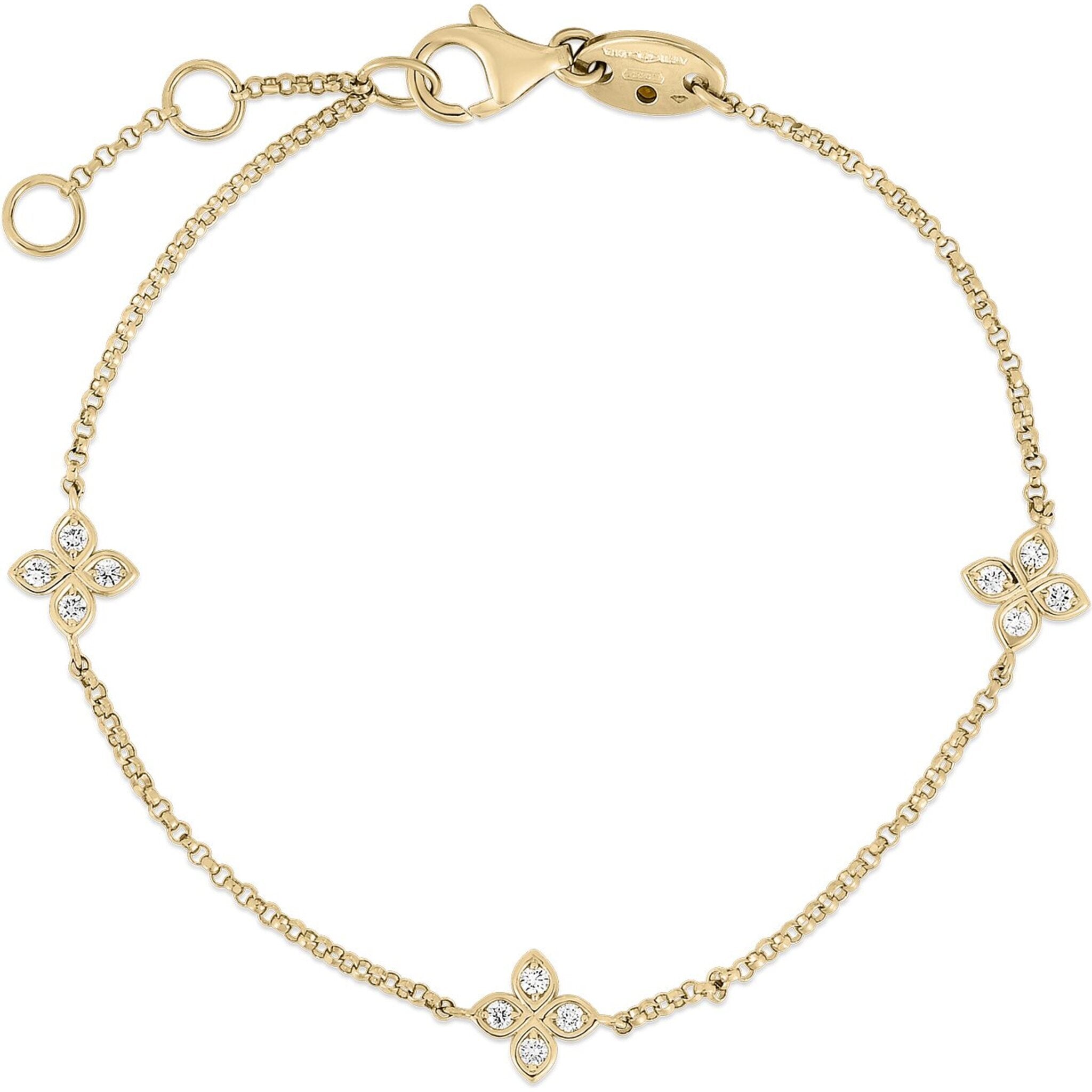 Jewels by Grace Vintage Yellow Gold Charm Bracelet