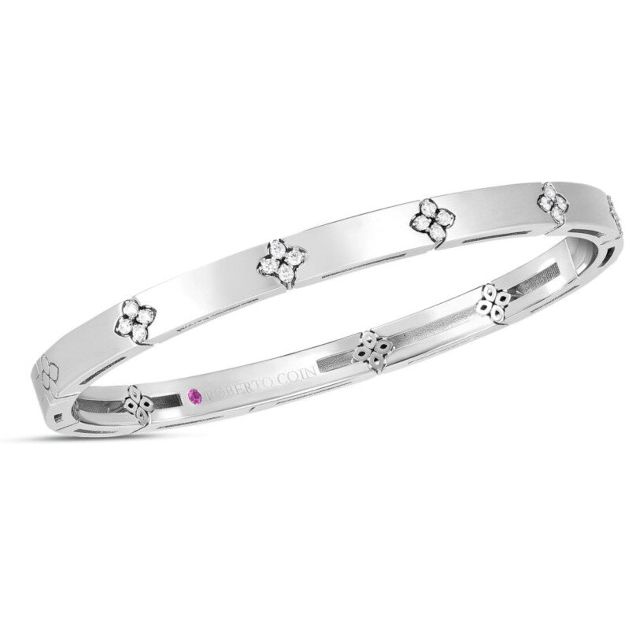 LOVE IN VERONA BANGLE WITH DIAMONDS - Roberto Coin